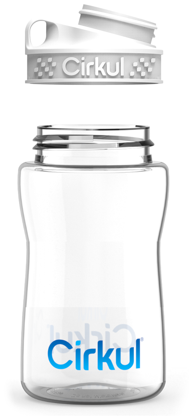 Reward: 12oz. Plastic Bottle & Comfort Grip Lid