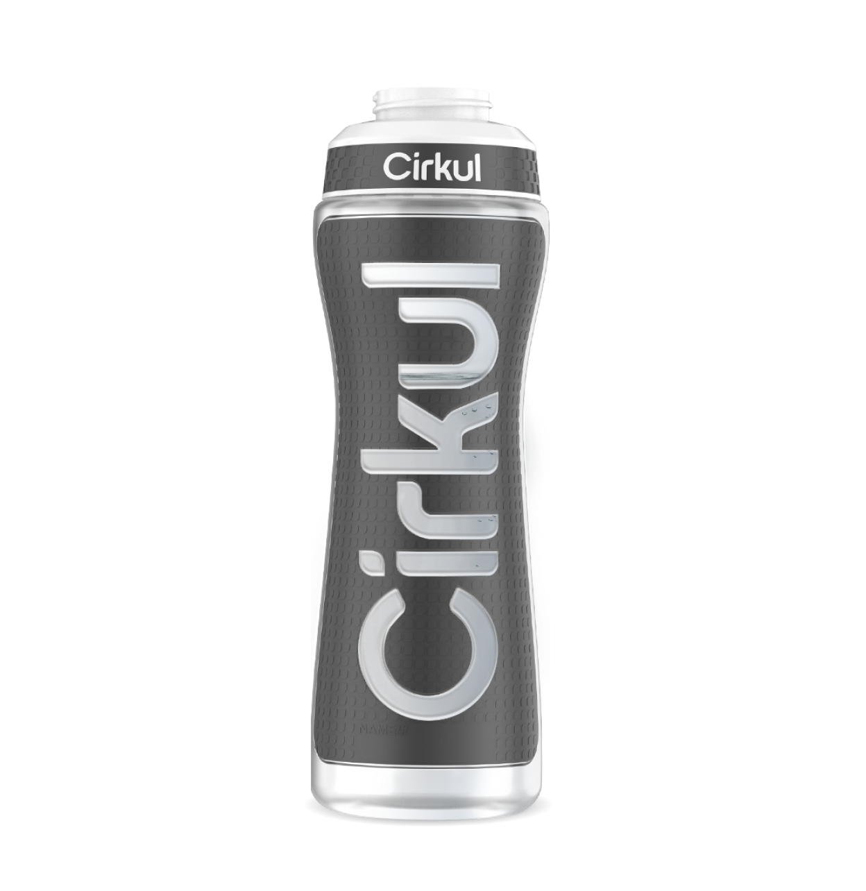 Limited Edition: 22oz. Gray Grip Squeeze Plastic Bottle with Sport Lid