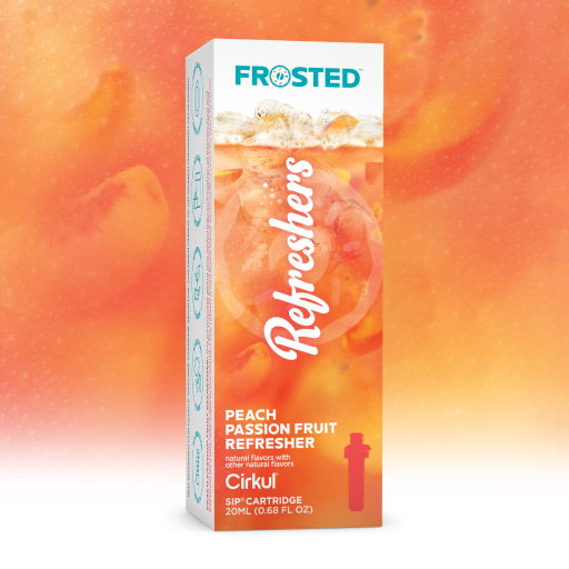 Sip Flavor: Frosted Peach Passion Fruit Refresher