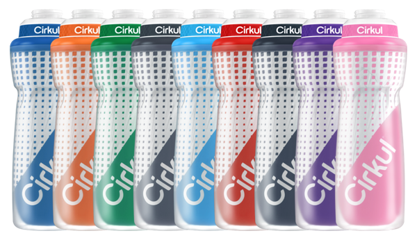 32oz. Insulated Squeeze Plastic Bottle & Sport Lid