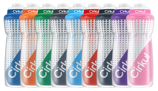 32oz. Insulated Squeeze Plastic Bottle & Sport Lid