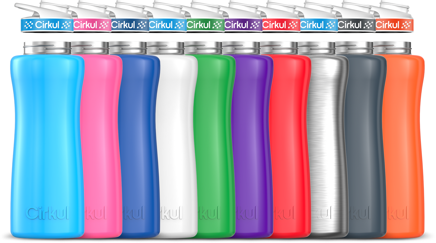 32oz. Stainless Steel Bottle & Comfort Grip Lid