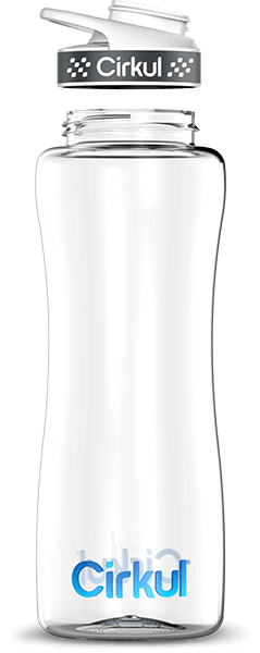 Custom 32oz. Plastic Bottle & Comfort Grip Lid