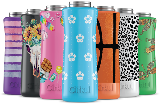 Custom 42oz. Stainless Steel Bottle & Comfort Grip Lid