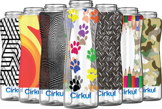 Custom 42oz. Plastic Bottle & Comfort Grip Lid