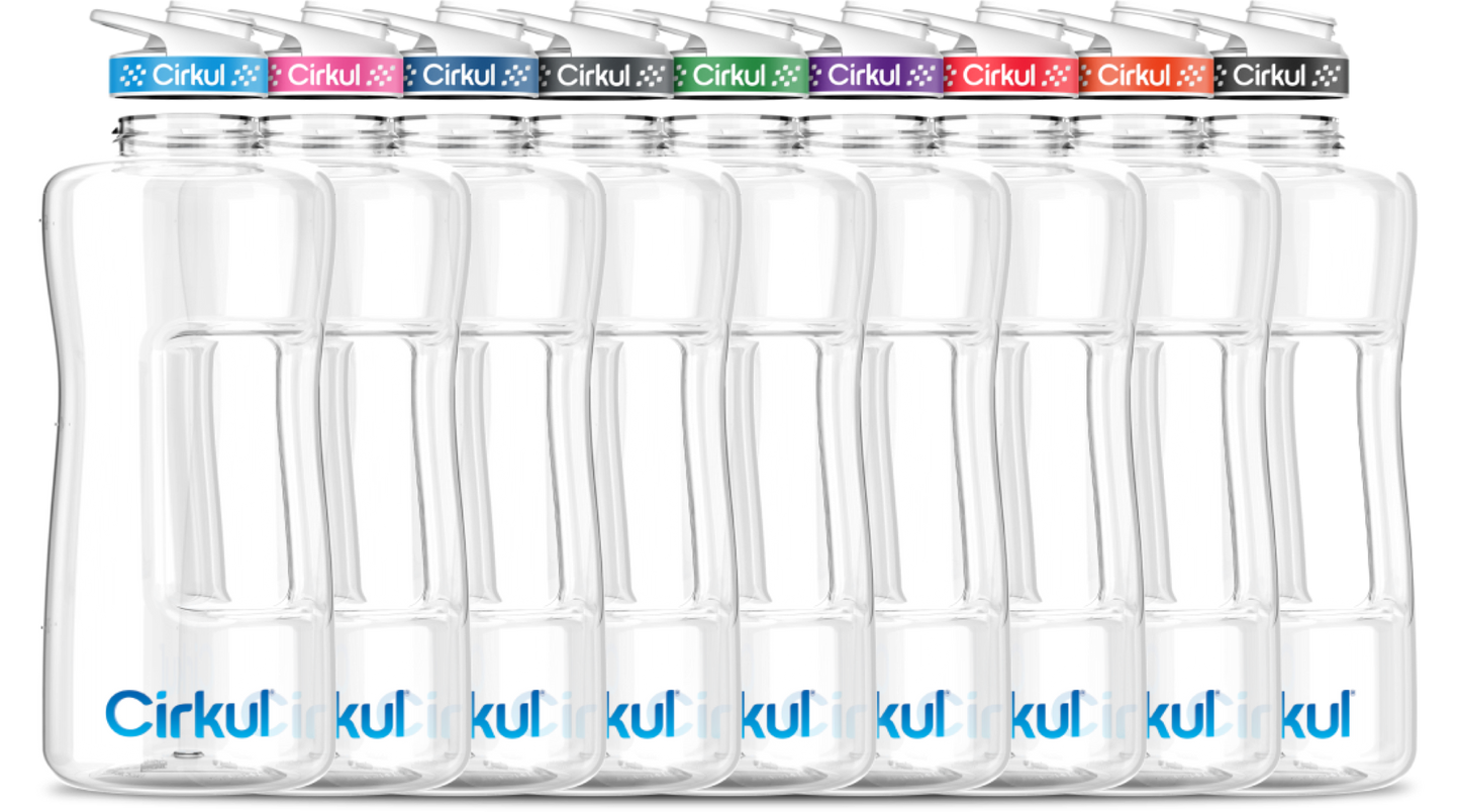 62oz. Plastic Bottle & Comfort Grip Lid