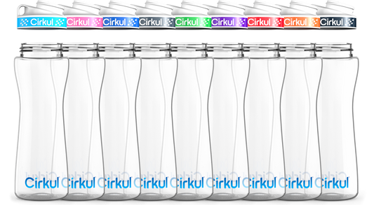 22oz. Plastic Bottle & Comfort Grip Lid