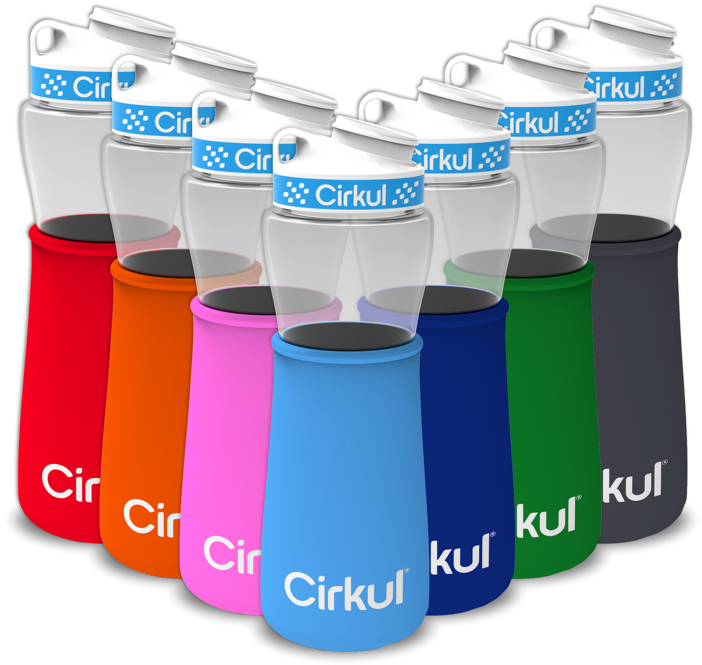 Reward: 22oz. Plastic Bottle & Comfort Grip Lid + 22oz. Chill Sleeve