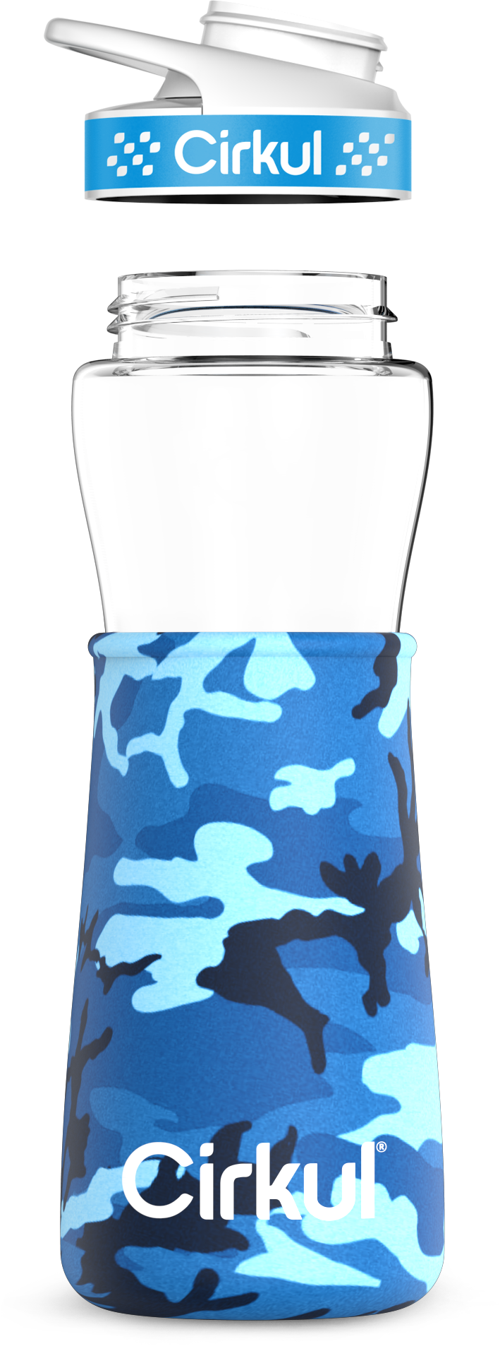 Add-on: 22oz. Plastic Bottle & Comfort Grip Lid + 22oz. Chill Sleeve