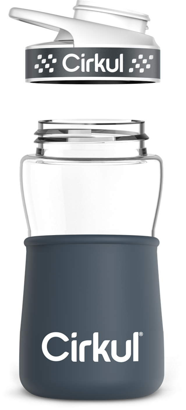 Add-on: 12oz. Plastic Bottle & Comfort Grip Lid + 12oz. Chill Sleeve