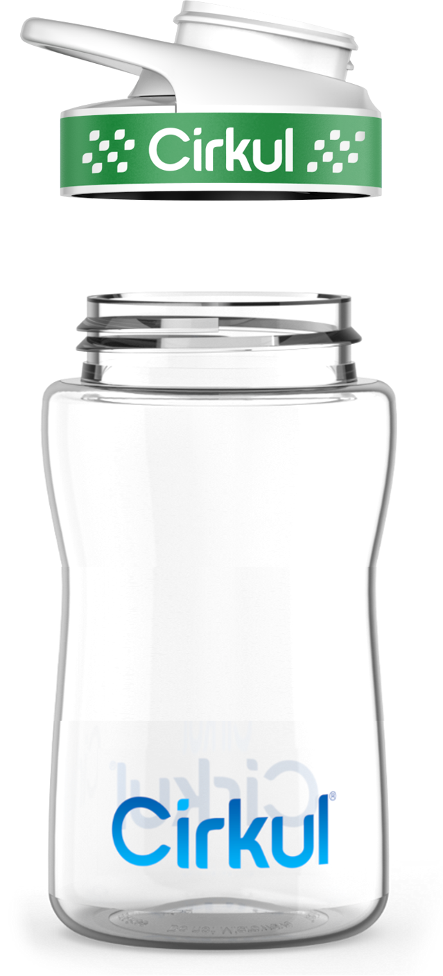 Reward: 12oz. Plastic Bottle & Comfort Grip Lid