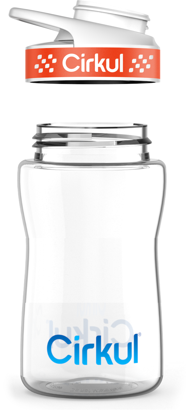 Reward: 12oz. Plastic Bottle & Comfort Grip Lid