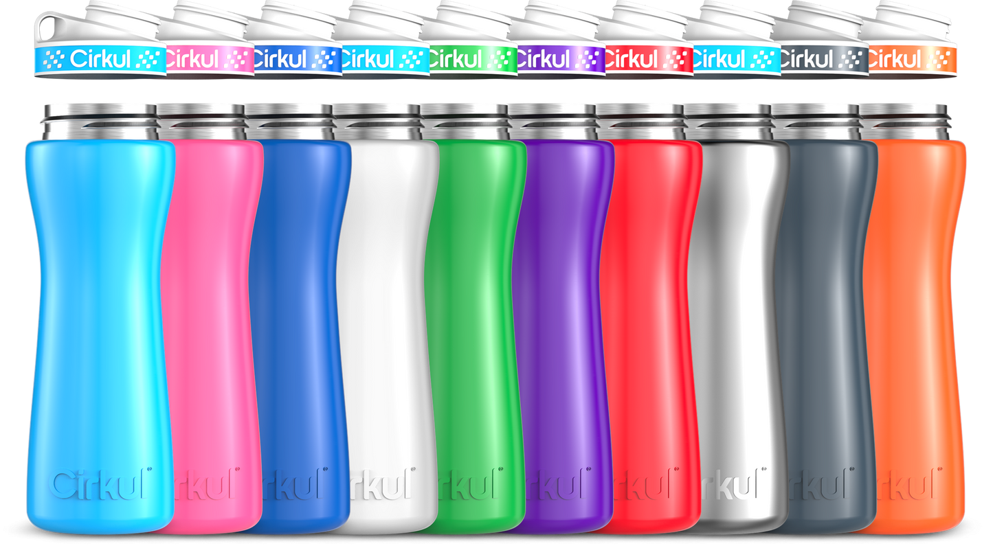 Add-on: 22oz. Stainless Steel Bottle & Comfort Grip Lid