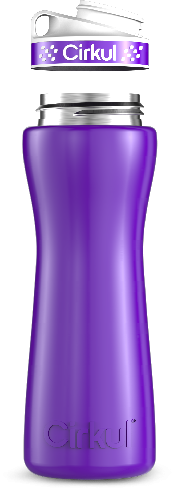 Custom 22oz. Stainless Steel Bottle & Comfort Grip Lid