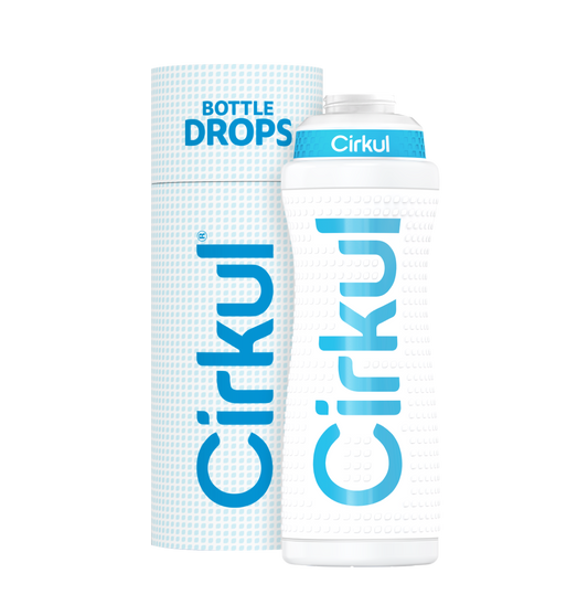 Limited Edition: 22oz. White Grip Stainless Steel Bottle & Sport Lid