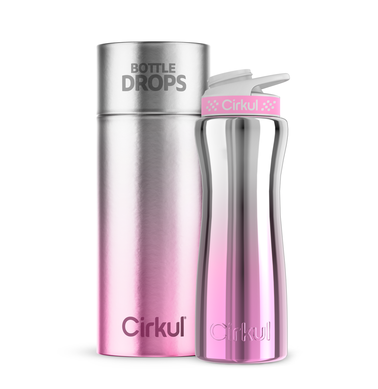 Limited Edition: 22oz. Magenta DuoChrome Stainless Steel Bottle & Lid