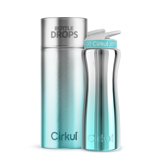 Limited Edition: 22oz. Cyan DuoChrome Stainless Steel Bottle & Lid