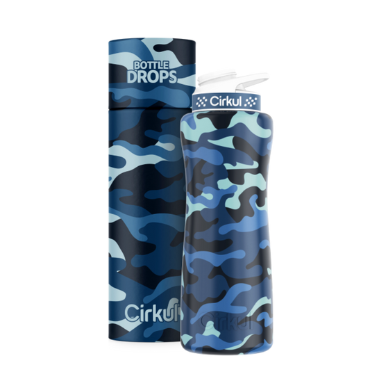 Limited Edition: 32oz. Ocean Camo Stainless Steel Bottle & Lid