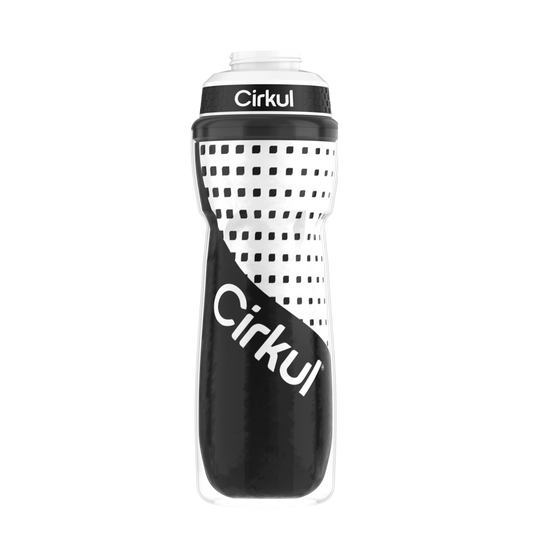 Limited Edition: 22oz. Black Insulated Squeeze Plastic Bottle & Sport Lid