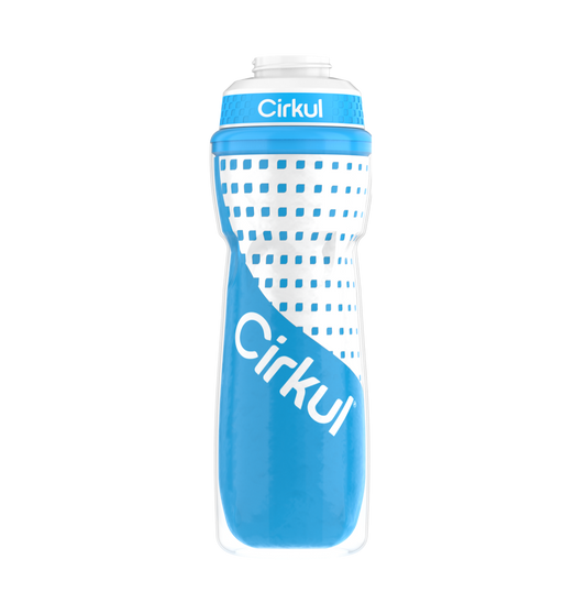 Limited Edition: 22oz. Blue Insulated Squeeze Plastic Bottle & Sport Lid