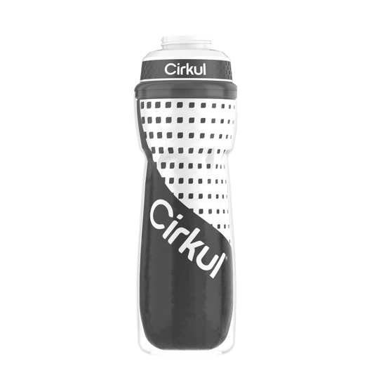 Limited Edition: 22oz. Gray Insulated Squeeze Plastic Bottle & Sport Lid