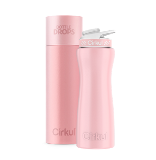Limited Edition: 22oz. Blush Pink Stainless Steel Bottle & Lid