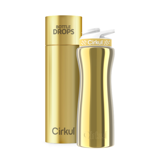 Limited Edition: 22oz. Gold Chrome Stainless Steel Bottle & Lid