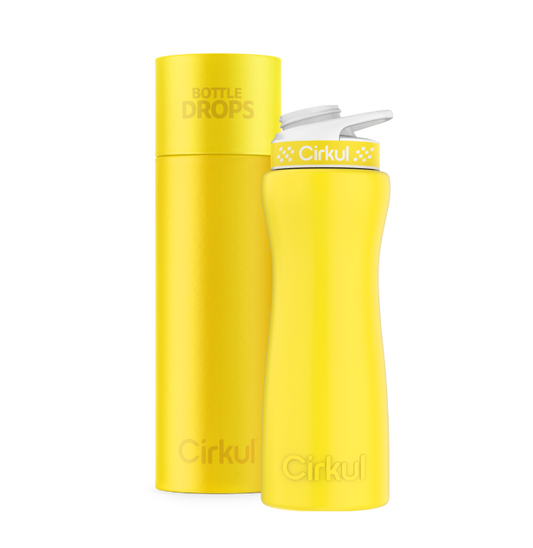 Limited Edition: 22oz. Matte Yellow Stainless Steel Bottle & Lid