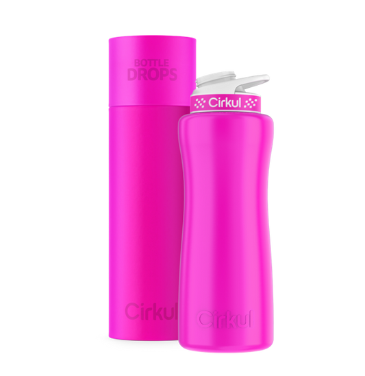 Limited Edition: 32oz. Neon Fuchsia Stainless Steel Bottle & Lid