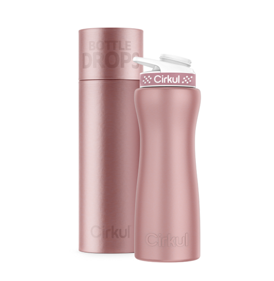 Limited Edition: 22oz. Rose Gold Stainless Steel Bottle & Lid