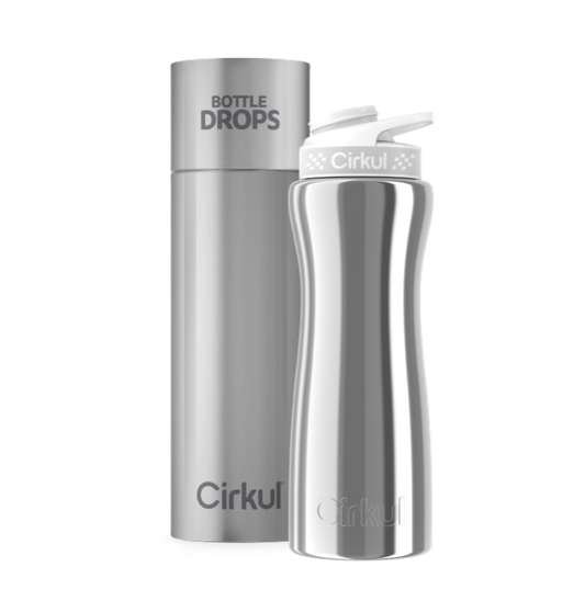 Limited Edition: 22oz. Silver Chrome Stainless Steel Bottle & Lid