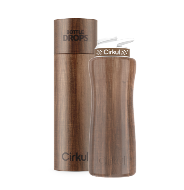 Limited Edition: 32oz. Woodgrain Stainless Steel Bottle & Lid