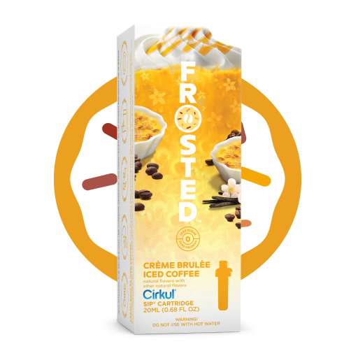 Frosted Cr��me Brul��e Iced Coffee