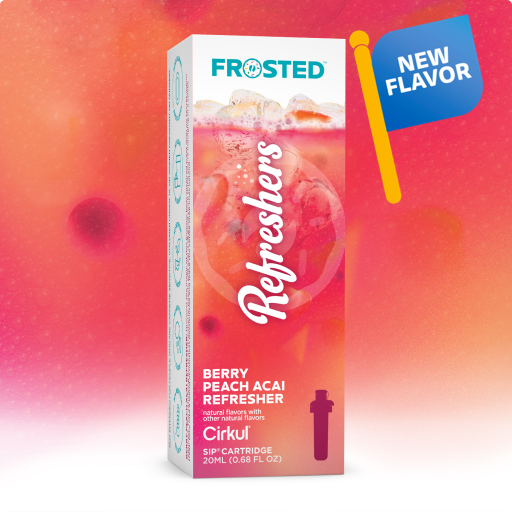 Add-on: Frosted Berry Peach Acai Refresher