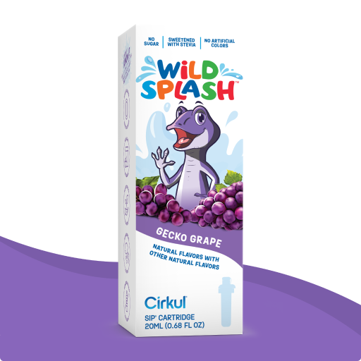 Sip Flavor: Wild Splash Gecko Grape